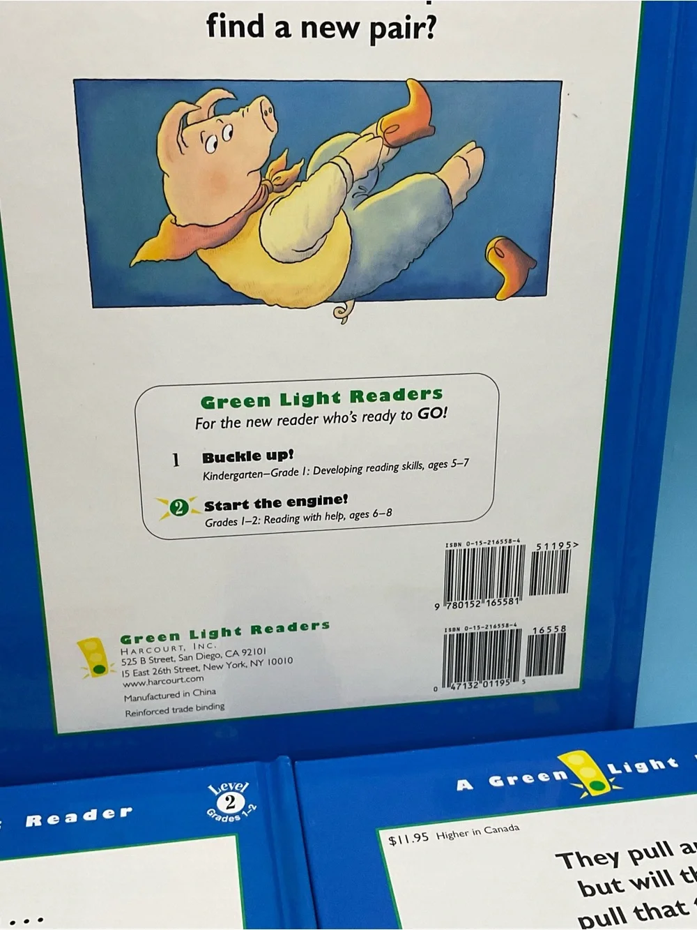 6 Green Light Readers Book Bundle Level 1 & 2 NEW Hardcover